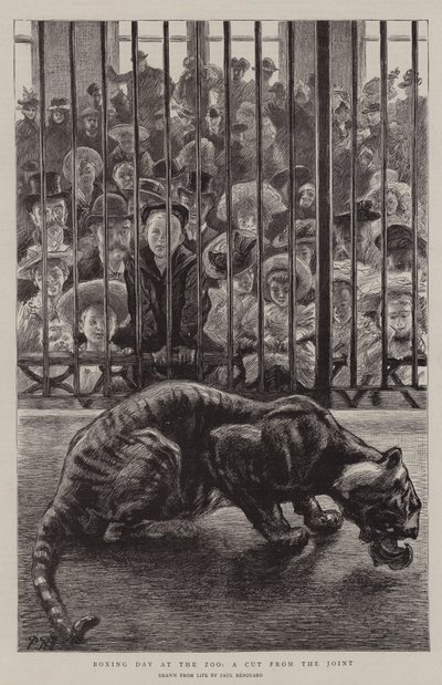 Boxing Day at the Zoo, a Cut from the Joint by Charles Paul Renouard